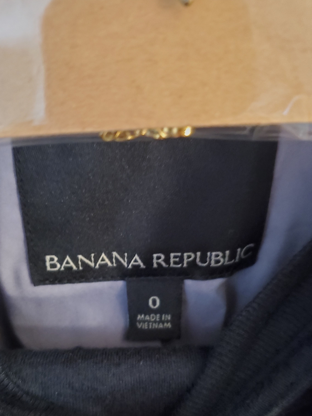 Banana Republic Navy Double-Breasted Blazer with Def Leppard Graphic Tee - Picture 2 of 4